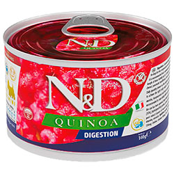 Farmina N&D Quinoa Dog Adult Mini Digestion Lamb & Fennel Cans