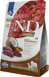 Farmina N&D Quinoa Dog Adult Medium & Maxi Skin & Coat Venison & Coconut