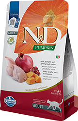 Farmina N&D Pumpkin Grain Free Cat Adult Quail & Pomegranate Farmina N&D Pumpkin Grain Free Cat Adult Quail & Pomegranate