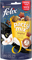 Felix Party Mix Original Мясной микс лакомств для кошек
