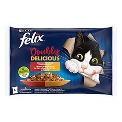 Felix Fantastic Duo Микс с говядиной и птицей, с индейкой и печенью