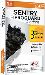 FiproGuard Капли от блох, клещей и вшей для собак весом от 1 до 10 кг