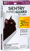 FiproGuard Капли от блох, клещей и вшей для кошек и котят