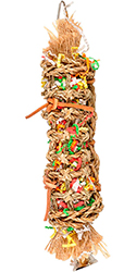 Flamingo Papyr Parakeet Toy Tube Іграшка з дзвіночком для папуг