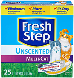 Fresh Step Multi Cat, комкующийся наполнитель