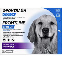 Frontline Спот он для собак весом от 20 до 40 кг