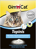 GimCat Cat Topinis - вітамінізовані ласощі для котів, з молоком