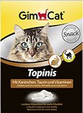 GimCat Cat Topinis - витаминизированные лакомства для кошек, с кроликом