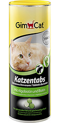 GimCat Katzentabs - витаминизированные лакомства для кошек, с алгобиотином