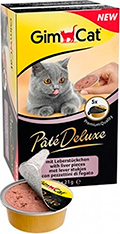 GimCat Pate Deluxe паштет с печенью для кошек