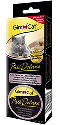 GimCat Pate Deluxe паштет с кусочками печени для кошек