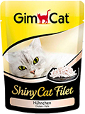 GimCat Shiny Cat Filet консервы для кошек, с курицей, пауч