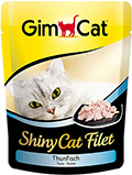 GimCat Shiny Cat Filet консервы для кошек, с тунцом, пауч