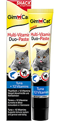 GimCat Duo-Paste Multi-Vitamin - мультивітамінна паста для котів, з тунцем
