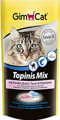 GimCat Cat Topinis Mix - витаминизированные лакомства для кошек, c форелью и творогом