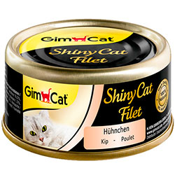 GimCat Shiny Cat Filet консервы для кошек, с курицей