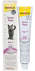 GimCat Senior Paste - паста для поддержания здоровья кошек старше 7 лет