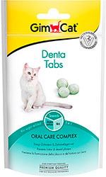 GimCat Denta-Tabs - лакомства для здоровья зубов кошек