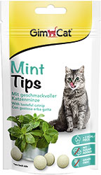 GimCat Mintips - витаминизированные лакомства для кошек, с кошачьей мятой
