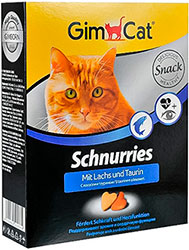 GimCat Schnurries Сердечки со вкусом лосося