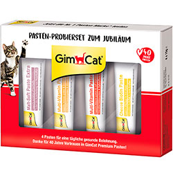 GimCat Pasten-Probierset Zum Jubiläum - набор паст для кошек