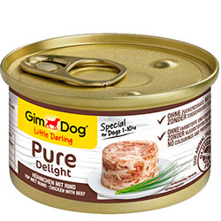 GimDog Little Darling Pure Delight з куркою та яловичиною для собак