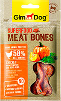 GimDog Superfood М’ясні кісточки з куркою, гарбузом та водоростями для собак