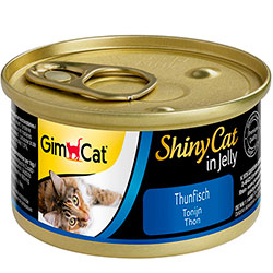 GimCat Shiny Cat консерви для котів, з ніжним м'ясом тунця