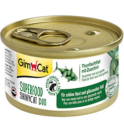 GimCat Superfood Shiny Cat Duo с тунцом и цукини для кошек