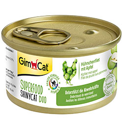 GimCat Superfood Shiny Cat Duo с курицей и яблоком для кошек