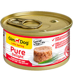 GimDog Little Darling Pure Delight с тунцом и говядиной для собак