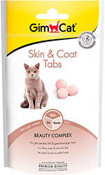 GimCat Skin & Coat Tabs - ласощі для здоров’я шкіри та шерсті котів