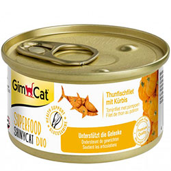 GimCat Superfood Shiny Cat Duo с тунцом и тыквой для кошек