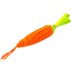 GimDog Stretch Плетеная игрушка "Морковка" для собак, 35,5 см