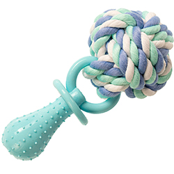 GimDog Cotton Dent Plus Плетеный Мяч с игрушкой для собак