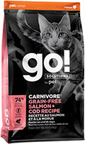 GO! Solutions Carnivore Grain-Free Salmon & Cod Boar Cat Recipe