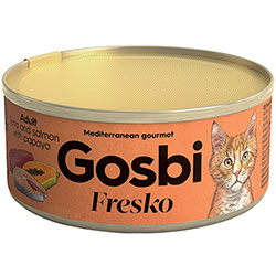 Gosbi Fresko Cat Adult Tuna, Salmon & Papaya