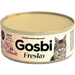 Gosbi Fresko Cat Adult Turkey & Ham