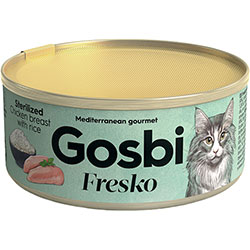 Gosbi Fresko Cat Sterilized Chicken & Rice
