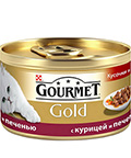 Gourmet Gold Кусочки в подливке с курицей и печенью