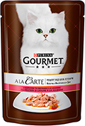 Gourmet A La Carte Кусочки с форелью, морковью и томатами в подливке