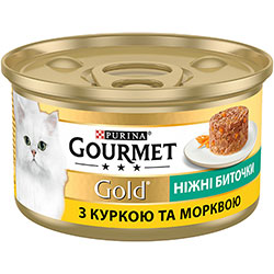Gourmet Gold Ніжні биточки з куркою та морквою