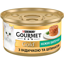 Gourmet Gold Ніжні биточки з індичкою та шпинатом