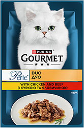 Gourmet Perle Duo з куркою та яловичиною