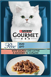 Gourmet Perle Duo з лососем та сайдою