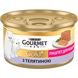 Gourmet Gold Паштет с телятиной для котят