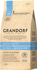 Grandorf White Fish & Brown Rice Adult Indoor Cat