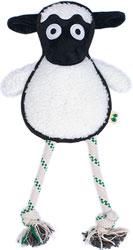 Green Sheep Rope Toy M Іграшка "Вівця" з мотузкою для собак