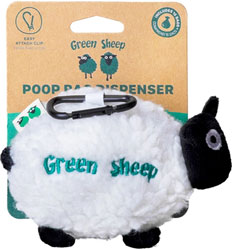 Green Sheep Plush Sheep Dispenser Контейнер "Вівця" для пакетів