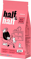 Half&Half Kitten с говядиной для котят